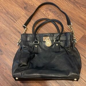 Michael Kors Black Leather Purse